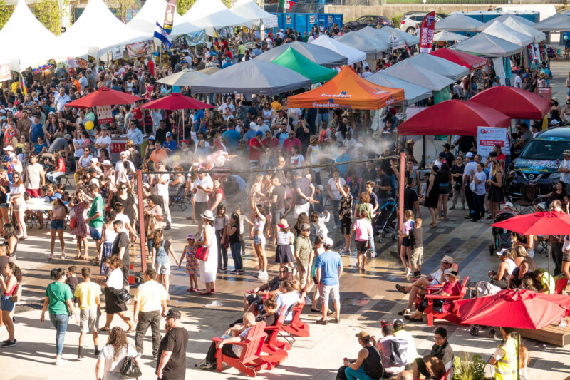 Vendors among thousands of people at Surrey Latin Festival celebrate Latin American culture